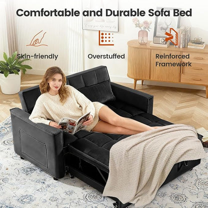 3 in 1 Sofa Bed, Loveseat Sleeper Sofa Bed - Image 6
