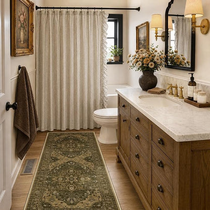 RELEANY Washable Area Rug, Runner 2'x6', Water Repellent, Pet Friendly - Image 2