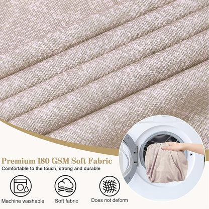 4Pcs Patio Cushion Covers Stretch Outdoor Furniture Protector Slipcovers | - Image 7