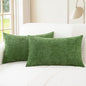 CaliTime Decorative Couch Throw Pillow Covers 20 X 12 Inches Forest Green | by CaliTime