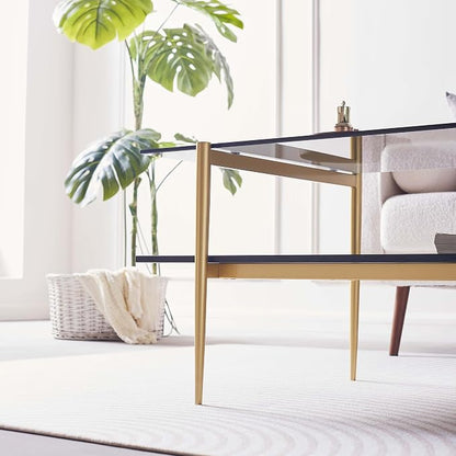 LumFurn Rectangle Coffee Table for Living Room, Mid-Century Modern Design - Image 5