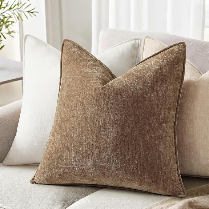 decorUhome Summer Couch Throw Pillow Covers 20x20 Set of 2, Decorative Soft - Image 3