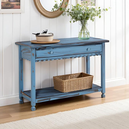 Country Cottage Console Table by AlaterreFurniture