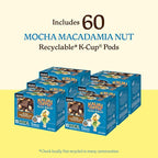 Kauai Coffee Mocha Macadamia Nut Flavor - Compatible with K-Cup Brewers, 10 CT (Pack of 6)