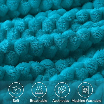 BEDELITE Jewel Blue Throw Blanket - Image 3