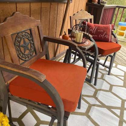 Sqodok Outdoor Cushion Covers 18x18 inch, Wicker Chair - Image 7