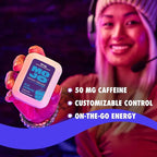 MOJO Energy Pouches Blue Raspberry Flavor, 50 mg per Caffeine Pouch, 15 Pouches, 5-Pack