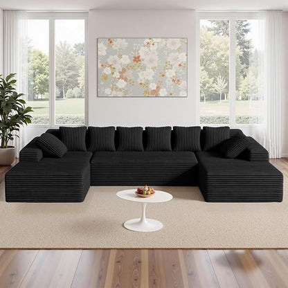 Luxanimarion 131'' Large Sectional Couches by Luxanimarion