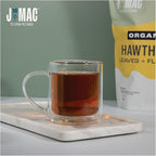 J MAC BOTANICALS Organic Hawthorn Leaf and Flower (16 oz) Dried Hawthorne leaves