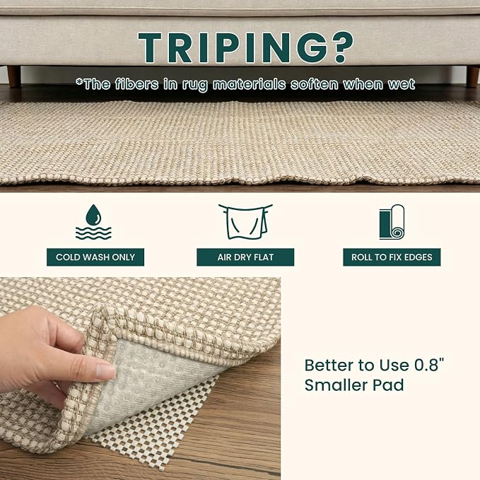 KOZYFLY Indoor Door Mat 2x3 ft Small Area Rugs Washable Front Door Mat Non Slip - Image 7