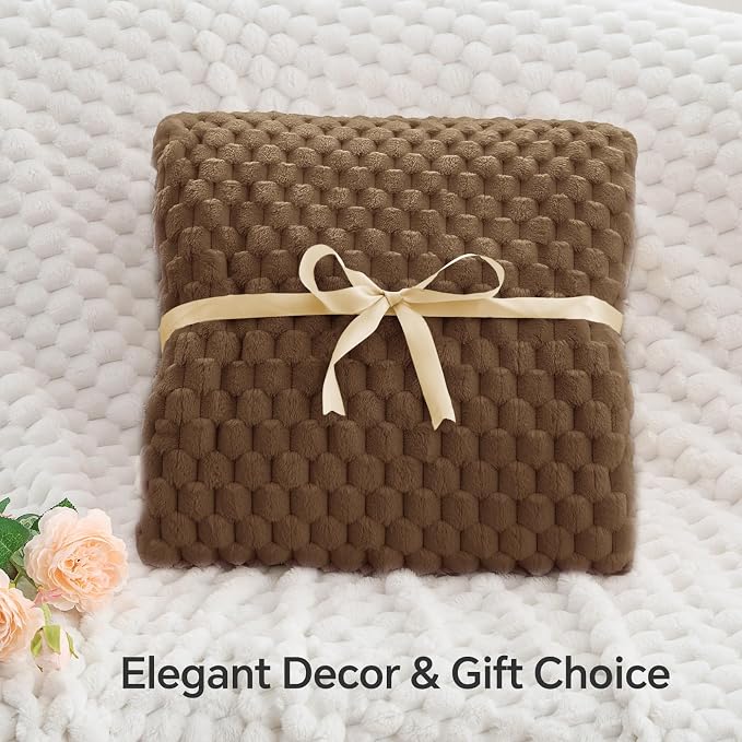 BEDELITE Brown Large Throw Blanket - Image 4