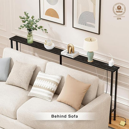 Keelian 102" Narrow Console Sofa Table - Image 2