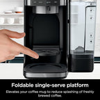 Ninja | Drip Coffee Maker | DualBrew Pro Hot & Iced Coffee Machine | Use with K-Cup Coffee Pods | 3 Brew Styles (Classic, Rich, & Iced) | 60oz Removable Reservoir & Dishwasher Safe | Black | CFP101
