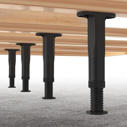 4 PCS Adjustable Bed Frame Support Legs, Frame Center Slats Heavy Support Leg by appacare