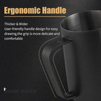 MHW-3BOMBER Milk Frothing Pitcher, 20oz/600ml Milk Frother Cup for Barista, SUS304 Stainless Steel Espresso Steaming Pitchers for Milk/Coffee/Latte Art (Matte Black) P3014B-OS