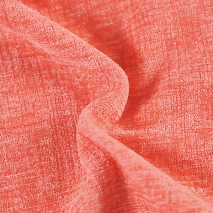 CaliTime Decorative Couch Throw Pillow Covers 18 X 18 Inches Living Coral | - Image 2