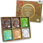 Creano Organic Tea Gift Set – 24 Organic Tea Bags in 6 Dreamy Varieties – 48 g*