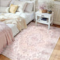 RELEANY Washable Area Rug, Water Repellent, Pet Friendly, Vintage Floral Boho by RELEANY