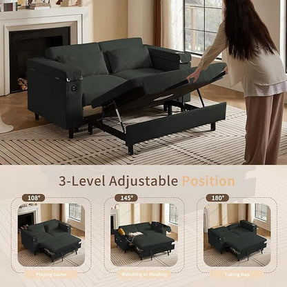Auvsoce 66.4" Loveseat Sofa, Modern Couches - Image 5
