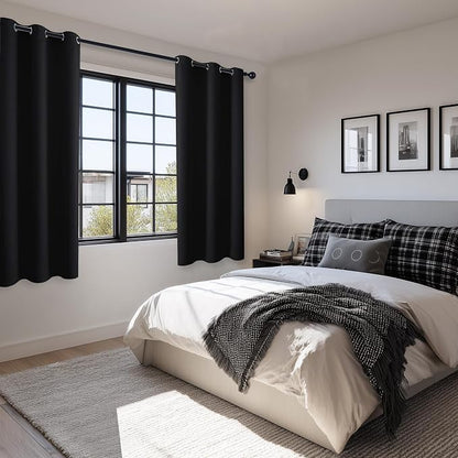 Blackout Curtains for Bedroom and Living Room, 38 x 72 Inch | Light Blocking - Image 6