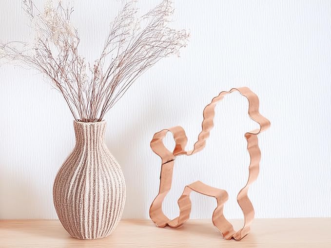 Poodle Cookie Cutter 4.25 Inch Handcrafted in USA by The Fussy Pup