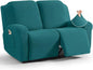 TAOCOCO Recliner Loveseat Slipcover, 6 Pieces Dual Recliner Sofa Covers by TAOCOCO