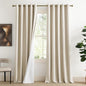 NICETOWN 100% Absolutely Blackout Linen Curtains by NICETOWN