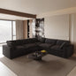 Cloud Modular Sectional Sofa Couch, 120.45" V Shaped Convertible Couches by SofaFurniture