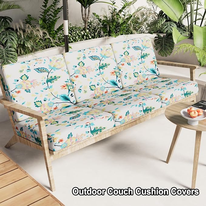 Printed Couch Cushion Covers, Sofa Covers Washable - Image 2