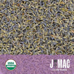 J MAC BOTANICALS, Organic Lavender Buds (16 oz, 1 Pound Bag) Bulk, Dried Flowers, Flower