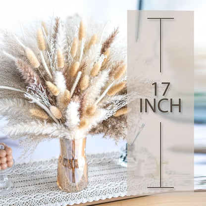 300PCS Natural Pampas Grass Mix Bouquet | Dried Pampas Bouquet - Image 5