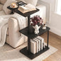 Faesun Swivel Side Table for Couch Arm, Adjustable C End Table for Recliner or by Faesun