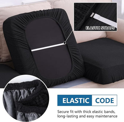 Waterproof Sectional Couch Covers, Non Slip Sofa Cushion Covers | L Shape - Image 4