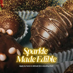 BeePoint Red Edible Glitter for Drinks 15g - Food Grade, Vibrant Color Shimmer Powdered Dust for Drinks, Cocktails, Cake Decorating, Baking, Chocolates, Candy, Sweets, & Cookies - Vegan & Gluten Free