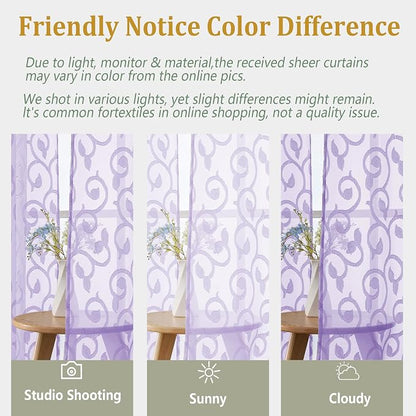 Furman Sheer Curtains 45 inch Length - Image 7