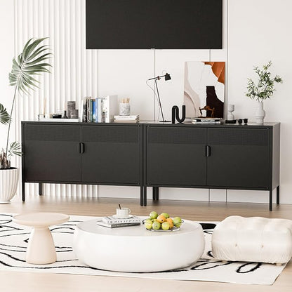 Washsemba 2 Door Storage Sideboard, Metal Storage Cabinet - Image 5