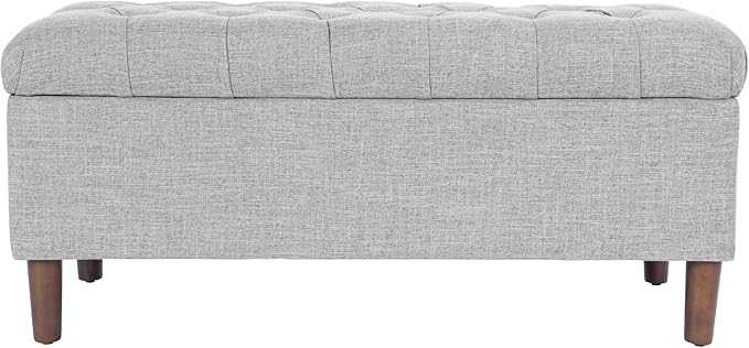 Homepop Home Decor | Tufted Ainsley Button Storage Ottoman Bench by HomePop