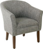 HomePop Modern Barrel Accent Chair by HomePop