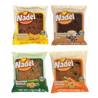 Nadel - Naturally Delicious Sweet Breads Variety Pack (Banana Walnut, Cappuccino Chocolate Chip, Carrot Walnut, Zucchini Walnut). (8 Pack, 2 Breads Per Flavor)