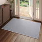 Indoor Front Door Mat Entryway Rug Non Slip Washable Gray 2x3 ft | Front Entry by YDKGL