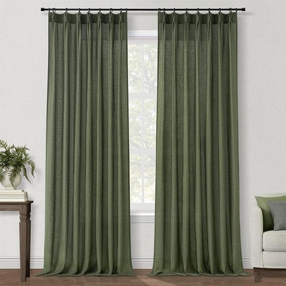 Topfinel 90 Inches Long Linen Curtains - Image 9