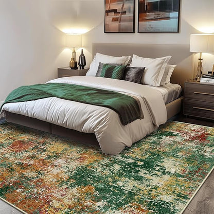 RELEANY Washable 6'x9' Abstract Area Rug - Image 2