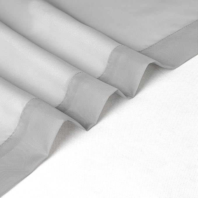 Chyhomenyc Sheer Light Grey Valances - Image 7