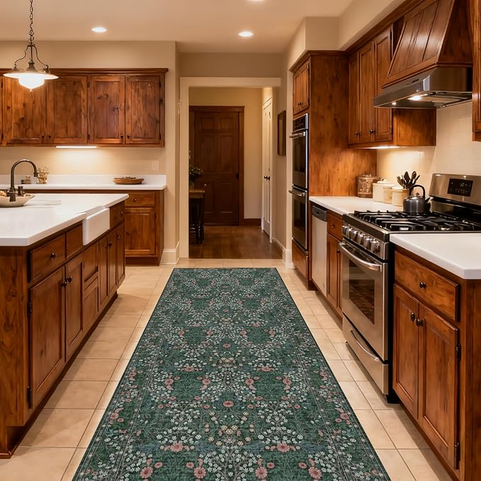 Washable 2' x 6' Runners for Hallways, Non Slip Long Floor Runner for Kitchen - Image 4