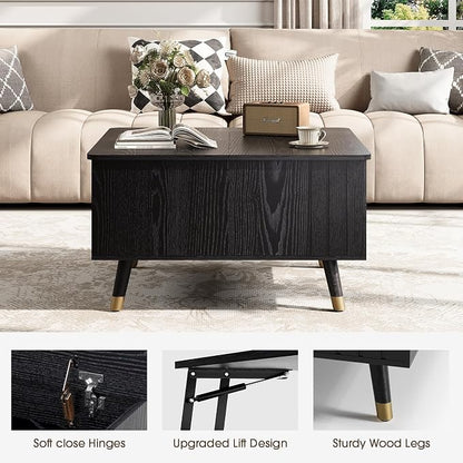 SULIVES Lift Top Coffee Table - Image 4