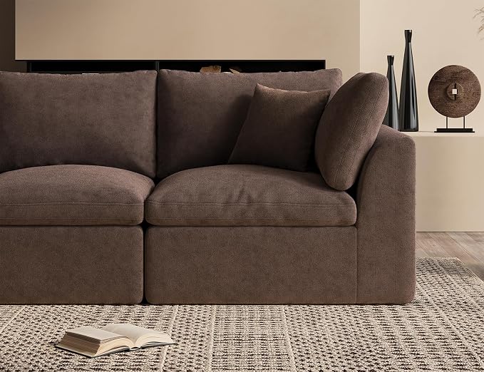 ohllob Oversized Cloud Couches for Living Room, Boneless Sectional Couch - Image 5