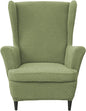 HAOYONG Wing Chair Slipcovers Printed Wingback Chair Covers 2 Pieces Wingback by HAOYONG