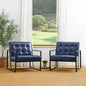 Glitzhome Mid Century Modern Accent Chairs Set of 2, Modern Living Room Chairs by Glitzhome