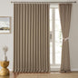 Extra Wide Pinch Pleated Blackout Living Room Bedroom Curtains, Triple Weave by KEQIAOSUOCAI