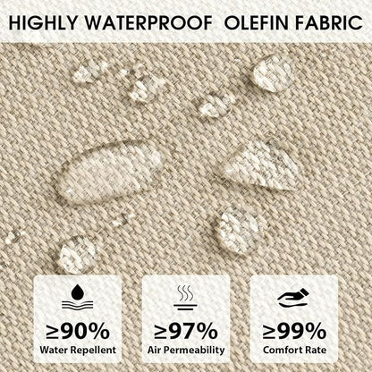 Rocking Chair Cushions with Pillow, Waterproof and Fade-Resistant Thicken - Image 3